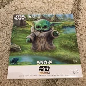 Disney’s The Mandalorian Grogu baby Yoda puzzle.  Star Wars